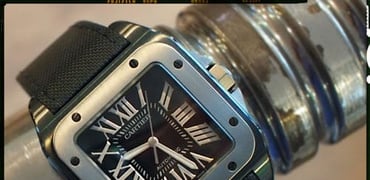 Cartier Santos 100 Carbon To The Gym