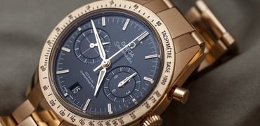 Speedy Tuesday – Full Gold and Bicolor Omega Speedmaster ’57 Caliber 9301 And 9300