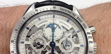 Speedy Tuesday – Speedmaster Professional Moon Phase Skeleton In Platinum