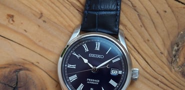 Seiko Presage Blue Enamel Limited Edition