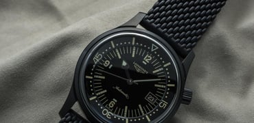 Hands-On Longines Legend Diver in Black Ref. L3.774.2.50.9