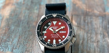 Limited Edition Seiko 5 Sports Brian May Red Special