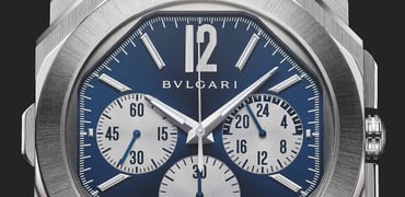 Bvlgari Octo Finissimo S Chronograph GMT 103467 With Reverse Blue Panda Dial Is A Multi-Functional Masterpiece