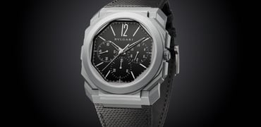 Bvlgari Introduces The Stealthy Octo Finissimo Chronograph GMT Titanium 103371