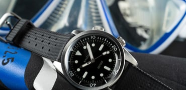 The Baltic Aquascaphe Dual Crown Is A Diver In A Legedary Compressor Case