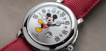 Animation Rules With The New Gerald Genta Arena Retrograde Smiling Mickey Mouse