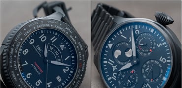 IWC strikes again with two new Pilot’s Watches in black Ceratanium