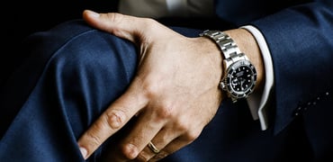 Suiting up with a diver