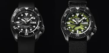 Seiko Adds Two New Camo Models To Its 5 Sports Lineup