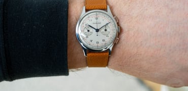 Atelier Romane strap on Excelsior Park watch