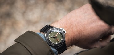 The 41mm Hamilton Khaki Navy Frogman Auto Is A Surprisingly Sweet Watch