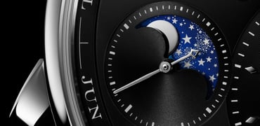 Lange 1 Perpetual Calendar Platinum Black Dial