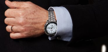 Daniel Craig white-dial Speedmaster 2024