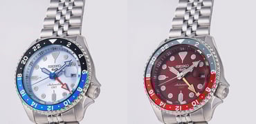 Seiko 5 Sports GMT LE SSK029 and SSK031