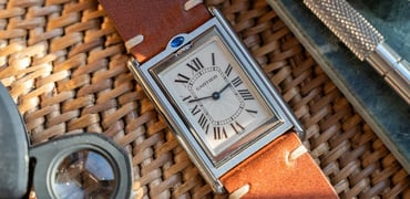 pre-owned Cartier watches Tank Basculante