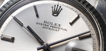 Rolex Datejust 1601 dial closeup