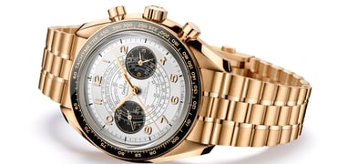 Omega Speedmaster Chronoscope 2024 Paris Olympic Games gold