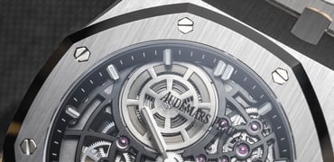Audemars Piguet Royal Oak “Jumbo” Extra-Thin Openworked white gold