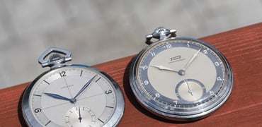 Art Deco pocket watches Longines and Tissot