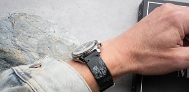 Fratello × REM Apollo 11 strap Omega Speedmaster