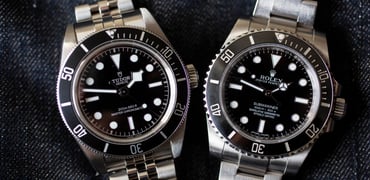 Rolex Submariner 114060 and Tudor Black Bay