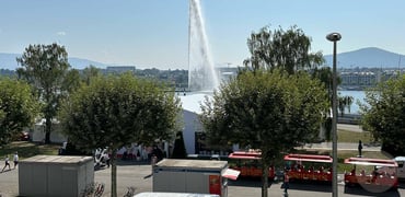 fountain in Geneva