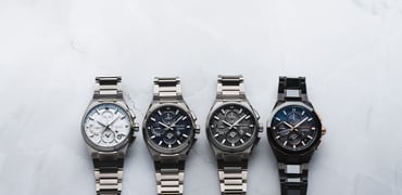Seiko Astron GPS Solar Dual-Time Chronograph SSH159, SSH161, SSH163, and SSH158