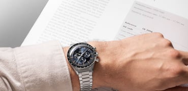 2024 Omega Speedmaster FOiS on bracelet wrist shot