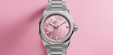 Zenith Dresses Its 41mm Defy Skyline In Pink For The Fight Against Breast Cancer