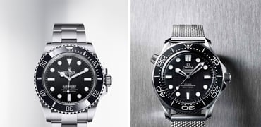 Sunday Morning Showdown: No-Date Divers — Omega Seamaster Diver 300M Vs. Rolex Submariner