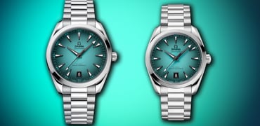 Omega Seamaster Aqua Terra Turquoise gradient dial header image