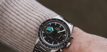 Omega Speedmaster Pilot Flight Qualified wrist shot header
