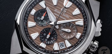 Grand Seiko Sport Collection Tokyo Lion Tentagraph SLGC009 close up