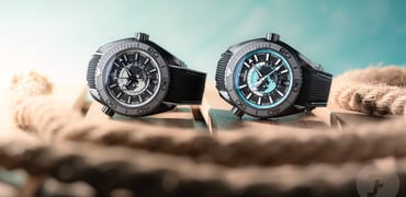 Omega Seamaster Planet Ocean Worldtimer Deep Black header image