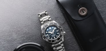 Seiko Prospex Marinemaster SLA081 flat-lay header image