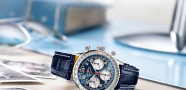 Breitling Navitimer B02 Chronograph 41 Cosmonaute Scott Carpenter Centenary ref. LB0240211C1P1_CMYK, crown up