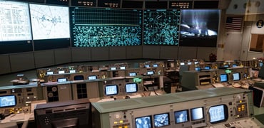 NASA Apollo 11 Mission Control Center as it looked in 1969