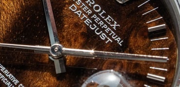 Rolex Datejust dial macro