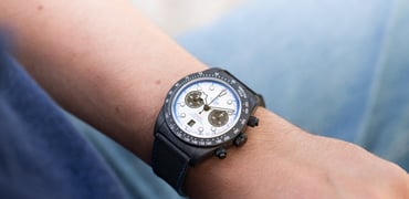 Tudor Black Bay Chrono “Carbon 25” wrist shot