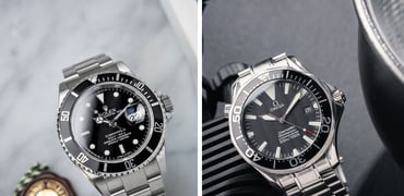 Rolex Submariner 16610 vs. Omega Seamaster 2254.50 header