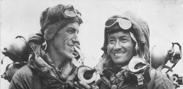 Edmund Hillary and Tenzing Norgay