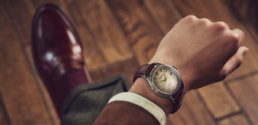 Seiko Presage Classic Series “Shiracha” SPB529 on the wrist