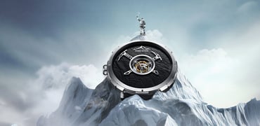 CIGA Design Everest Summit Central Tourbillon header image with Mount Everest in background