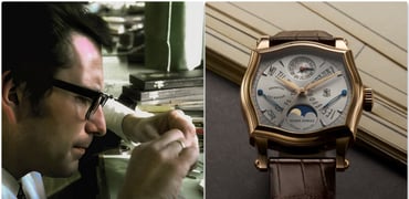 Collage of Roger Dubuis and a watch