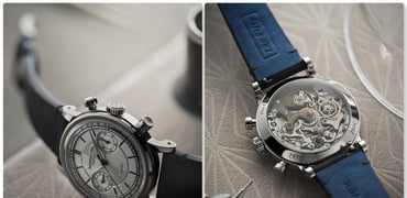 Raymond Weil Millesime The Fifty collage, front and back
