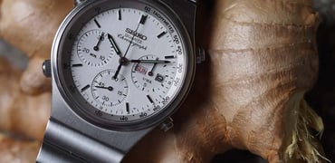 Seiko 7A38 matte finish integrated bracelet