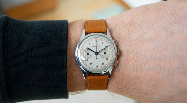 Atelier Romane strap on Excelsior Park watch