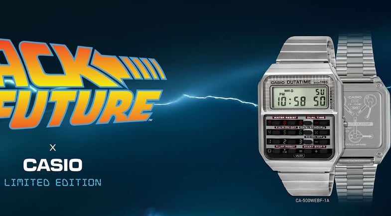 Synchronize Your Watches! The Casio × Back To The Future CA-500WEBF-1A