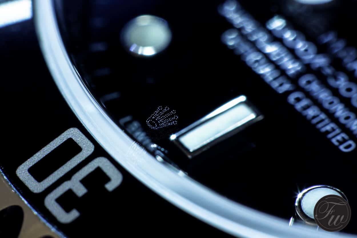 Rolex Laser Etched Crown - Watch Photography