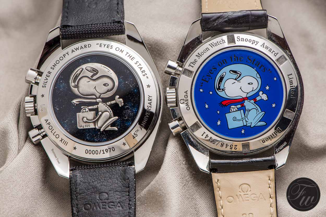 Omega Speedmaster Professional Silver Snoopy Award - caseback